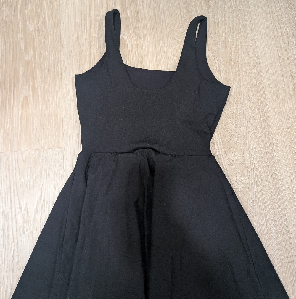 SPANX Black Get Moving Tank A-Line Mini Dress - Picture 8 of 15